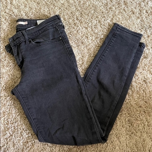 Levi’s 711 Skinny Black High Rise Stretchy Jeans Size 27 - Picture 11 of 11